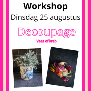 Workshop Oosterhout 8-2026: Decoupage