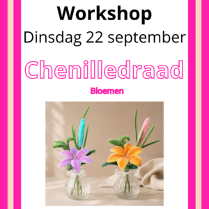 Workshop Oosterhout 9-2026: Chenilledraad bloemen
